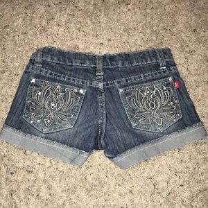 girls size 8 jean shorts